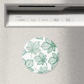 Aimant Feuilles stylisées 5 (In Situ (Lave-vaisselle))