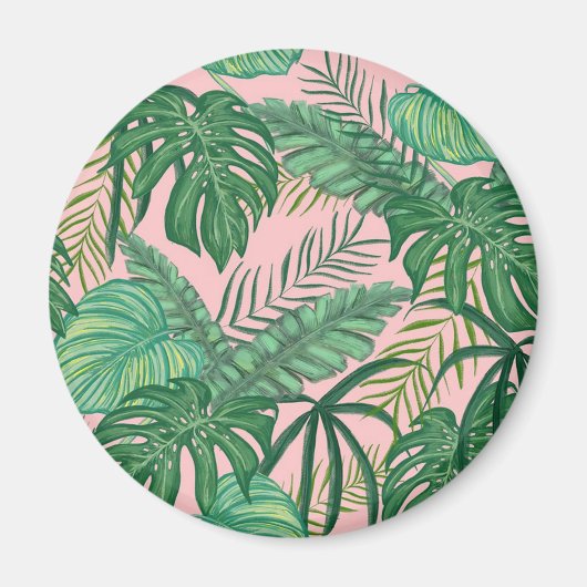 Aimant Feuilles tropicaux (Devant)