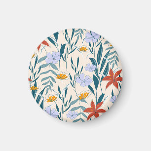 Aimant Feuilles tropicaux : Arrière - plan Abstrait à la