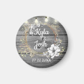 Aimant Feux à cordes Wreath Mariage rustique (Devant)