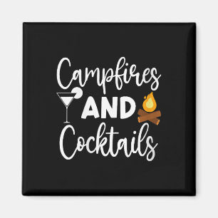 Aimant Feux de camp pour femmes et queues Amateur de camp