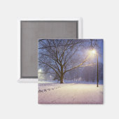 Aimant Feux de rue et couvert de neige (Recto/Verso)