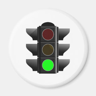 Aimant Feux de signalisation traffic vert green light