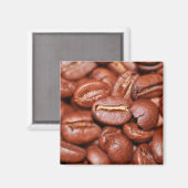 Aimant Fèves de café grillées (Recto/Verso)