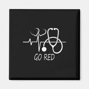 Aimant Février Mois de la santé cardiovasculaire Amérique