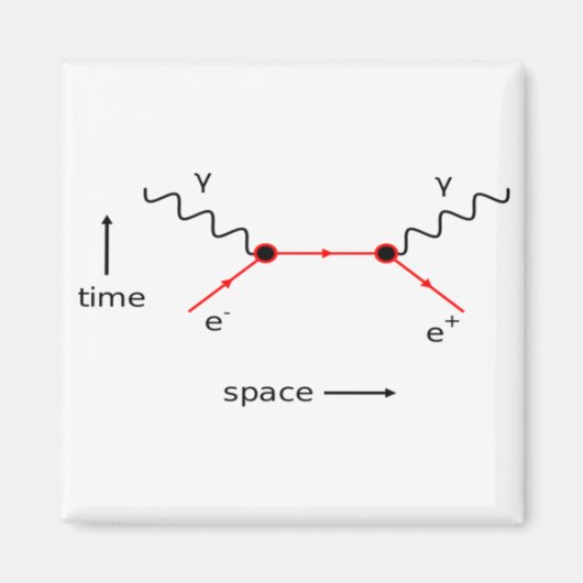 Aimant Feynman Diagram Physics (Devant)