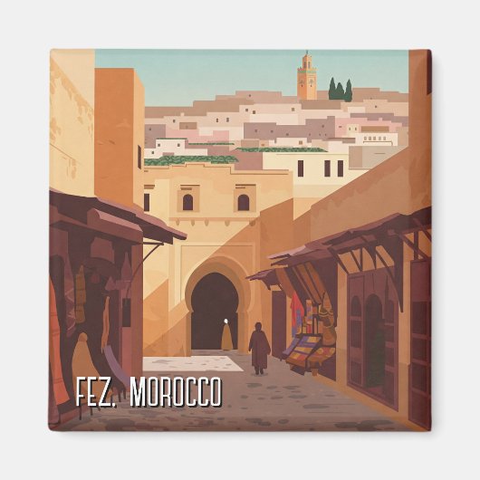 Aimant Fez Maroc Voyages (Devant)
