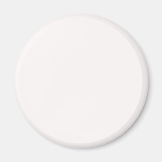 Aimant FFAFA blanc neige - Option pour ajouter un nom (Devant)