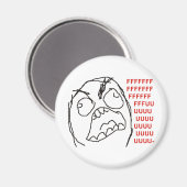 Aimant FFFFFFUUUUUU - Rage ! (Recto/Verso)