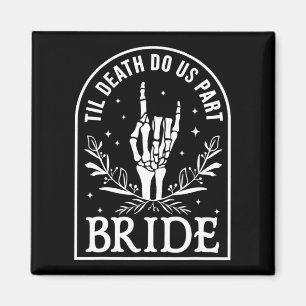 Aimant Fiançailles Mariage de la mariée Halloween Couple