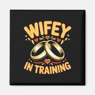 Aimant Fiancée en formation femme mariée mari fiancé