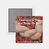 Aimant Fiber Arts Vendredi (Recto/Verso)