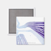 Aimant Fibres nerveuses stylisées (Recto/Verso)