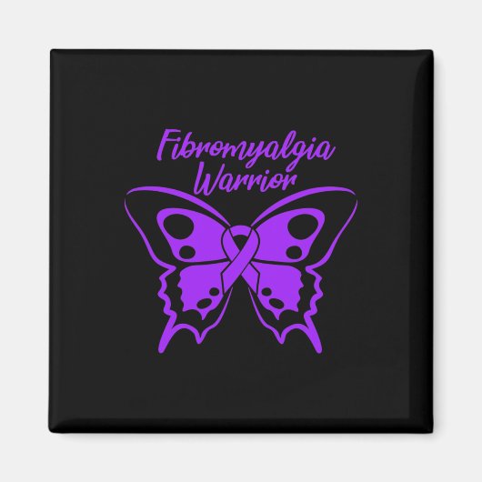 Aimant Fibromyalgie Guerrier Fibro Sensibilisation Beurre (Devant)