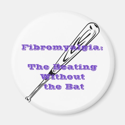 Aimant Fibromyalgie : Les battements sans chaume (Devant)