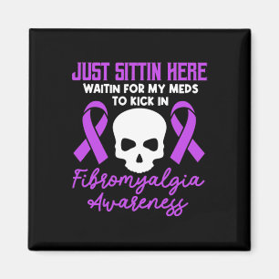 Aimant Fibromyalgie Sensibilisation Fibro Warrior Purple