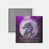 Aimant Fibromyalgie Sensibilisation Force mythique Dragon (Recto/Verso)