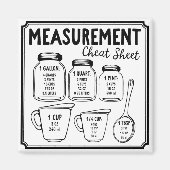 Aimant Fiche de mesure (Devant)