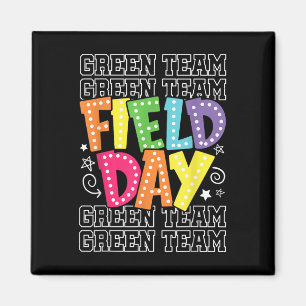 Aimant Field Day Green Team Color War Camp Team Jeu Comp