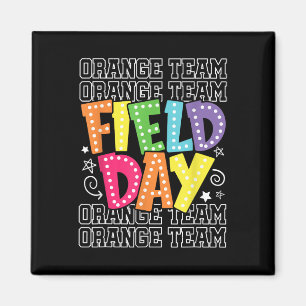 Aimant Field Day Orange Team Couleur War Camp Équipe Jeu