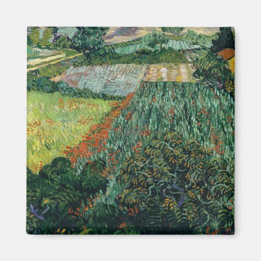 Aimant Field with Poppies, 1889 par Vincent van Gogh (Devant)