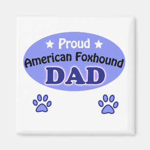 Aimant Fier American Foxhound papa