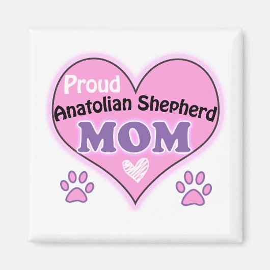 Aimant Fier Anatolian Shepherd maman (Devant)