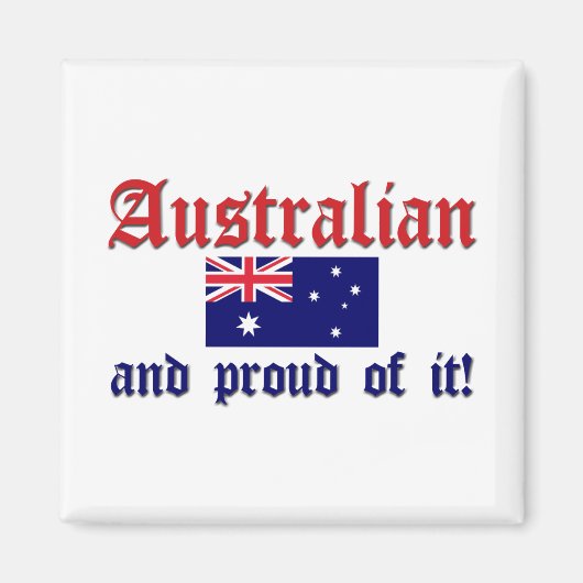 Aimant Fier Australien (Devant)