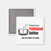 Aimant Fier AUTEUR PUBLIÉ (Recto/Verso)