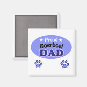 Aimant Fier Boerboel papa (Recto/Verso)