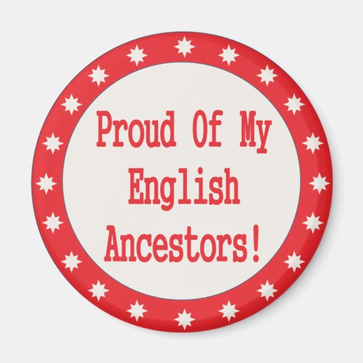 Aimant Fier De Mes Ancêtres Anglais (Devant)
