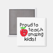 Aimant Fier D'Enseigner Aux Enfants Extraordinaires (Pomm (Recto/Verso)