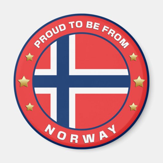 Aimant Fier D'Être De Norvège (Devant)