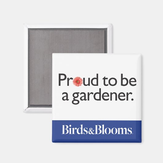 Aimant Fier d'être Gardener (Recto/Verso)