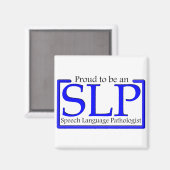 Aimant Fier d'être un SLP (Recto/Verso)