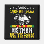 Aimant Fier Fille En Droit D'Un Vétérinaire Pères Du Viet (Devant)