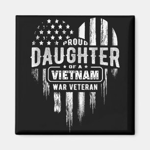 Aimant Fier Fille Vietnam Vet Papa Anciens Combattants Jo