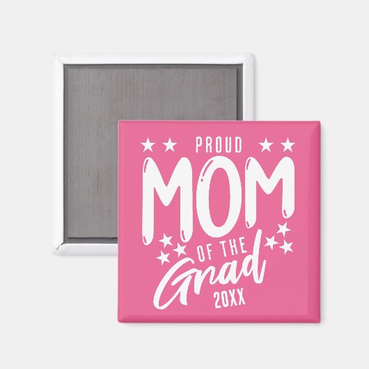 Aimant Fier Maman de la Grad Custom Année Keepsaké (Recto/Verso)