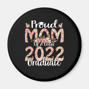 Aimant Fier Maman D'Un Graduat De Classe 2022