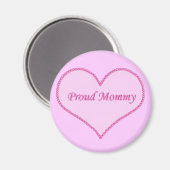 Aimant Fier Mommy Aimant, Rose (Recto/Verso)