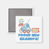 Aimant Fier nouveau grand-père C'est un garçon TShirts et (Recto/Verso)