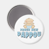 Aimant FIER NOUVEAU Pappou garçon (Recto/Verso)
