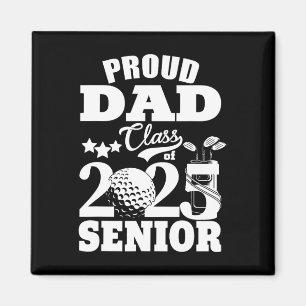 Aimant Fier Papa Cl De 2025 Graduation Joueur De Golf Sen