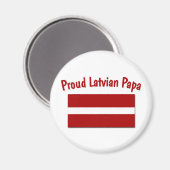Aimant Fier Papa letton (Recto/Verso)