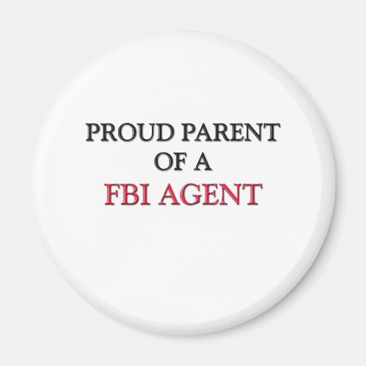 Aimant Fier Parent D'Un AGENT Du FBI (Devant)