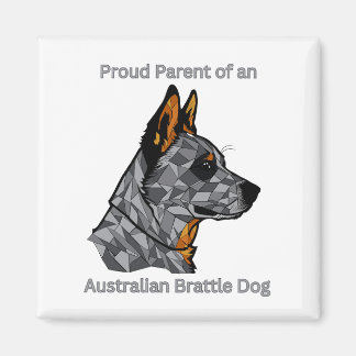 Aimant Fier parent d'un chien de combat australien