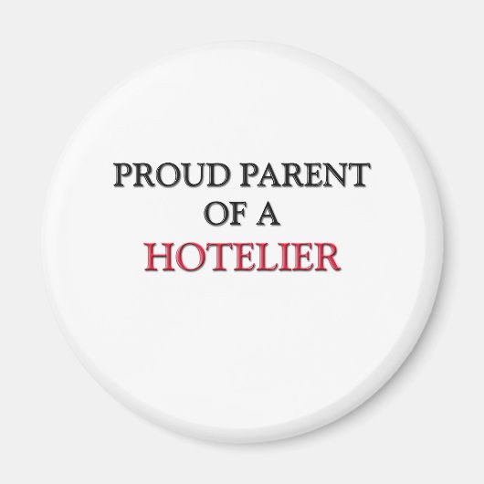 Aimant Fier Parent D'Un HÔTELIER (Devant)