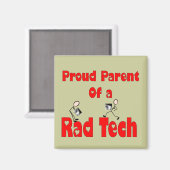 Aimant Fier parent d'une TECH RAD (Recto/Verso)