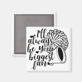 Aimant Fier parent pom-pom girl (Recto/Verso)