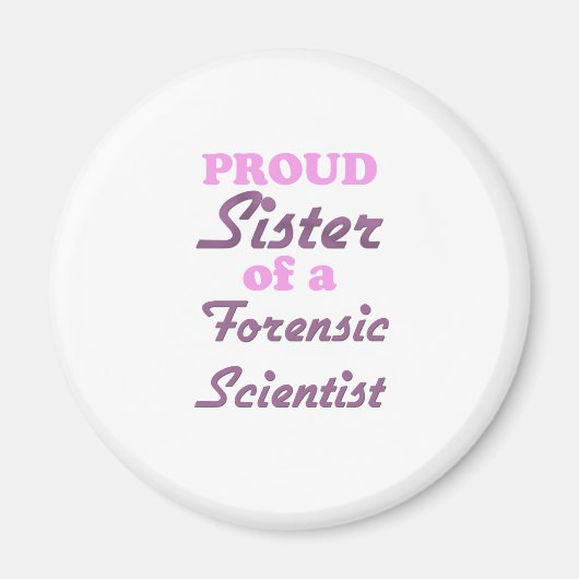 Aimant Fier Soeur d'un scientifique légiste (Devant)